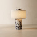 Portabel Bordslampa i Naturlig Marmor